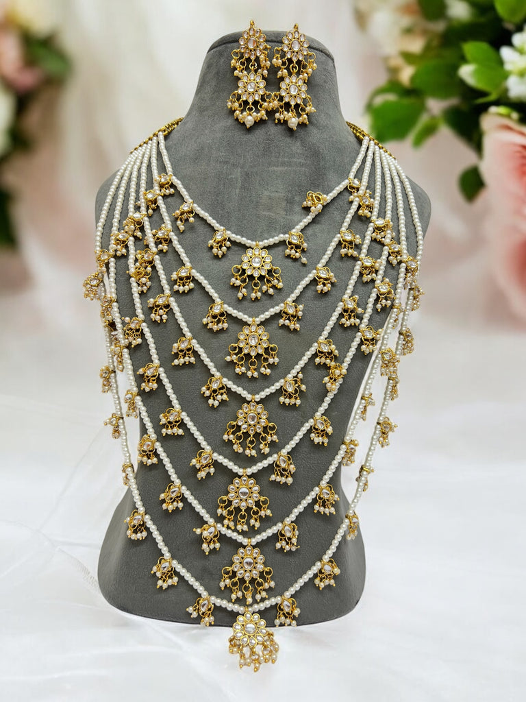 Indian long jewellery set 