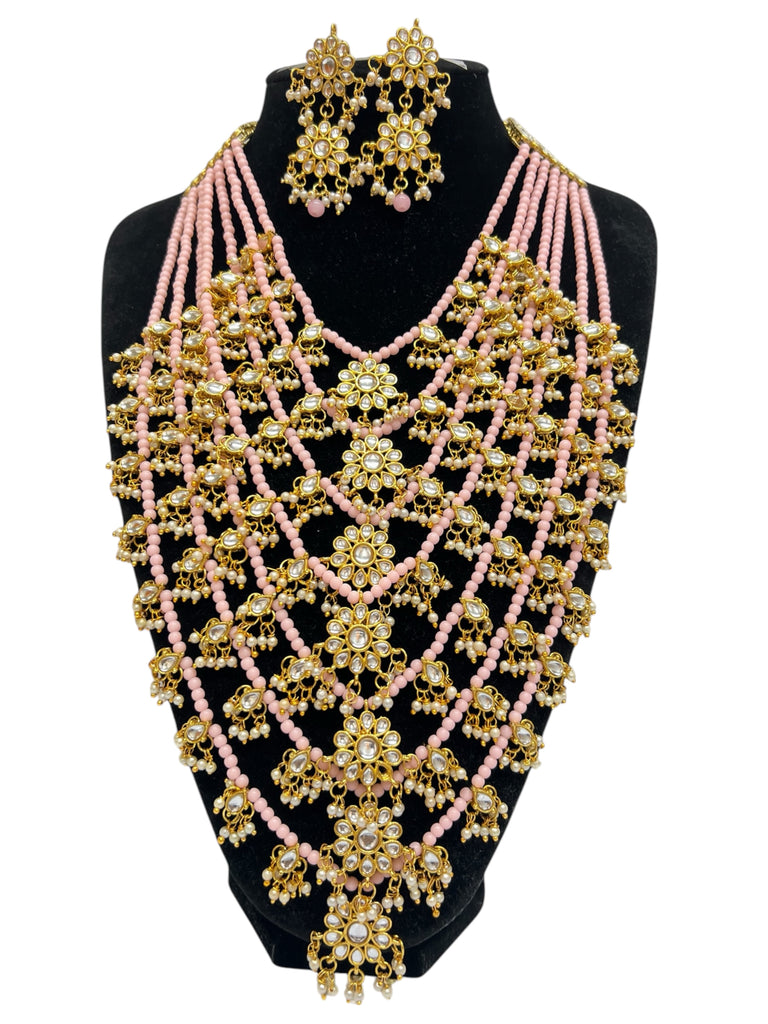 Pink Asian Necklace Set