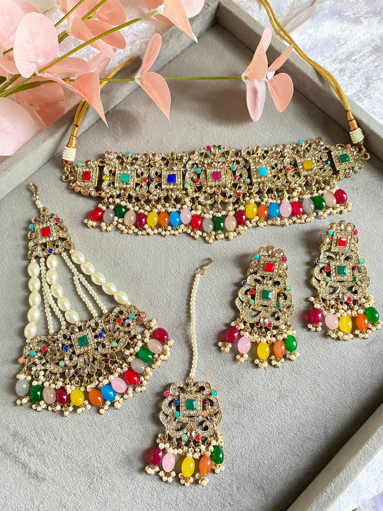 Multicolour indian jewellery 