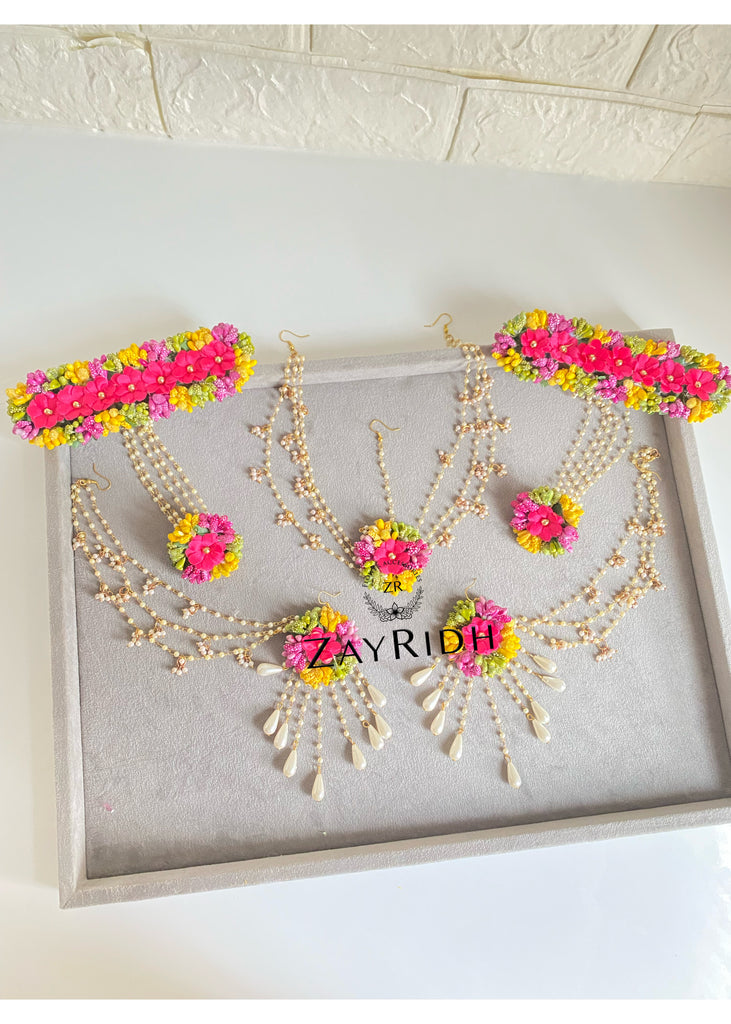 Asian flower jewellery 