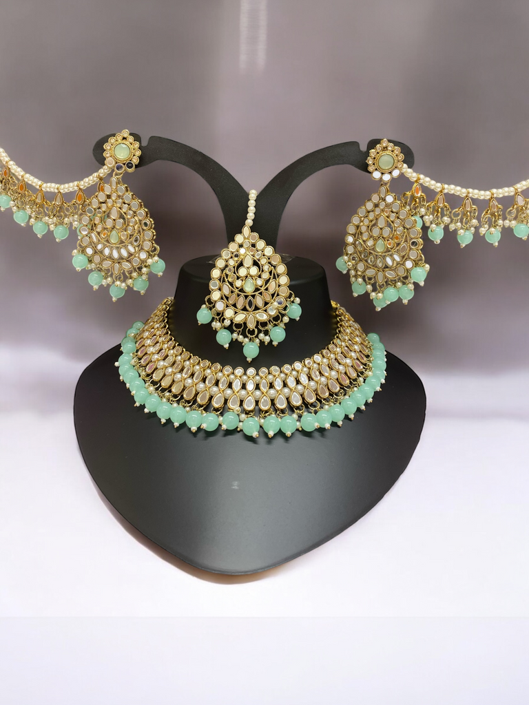 Traditional kundan bridal set 