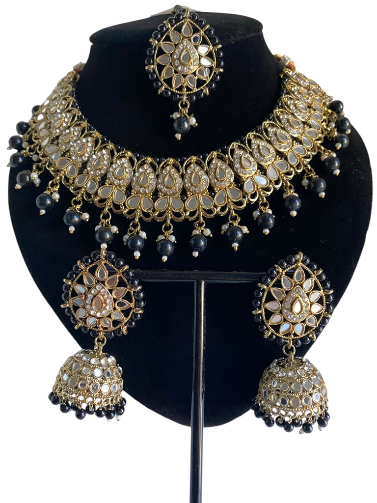 Black Indian Jewellery set 