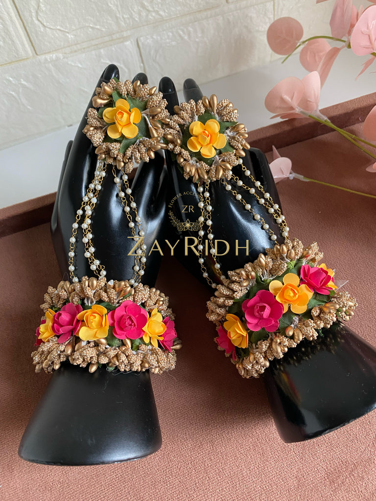 Mehndi flower bracelets wristband jewellery 