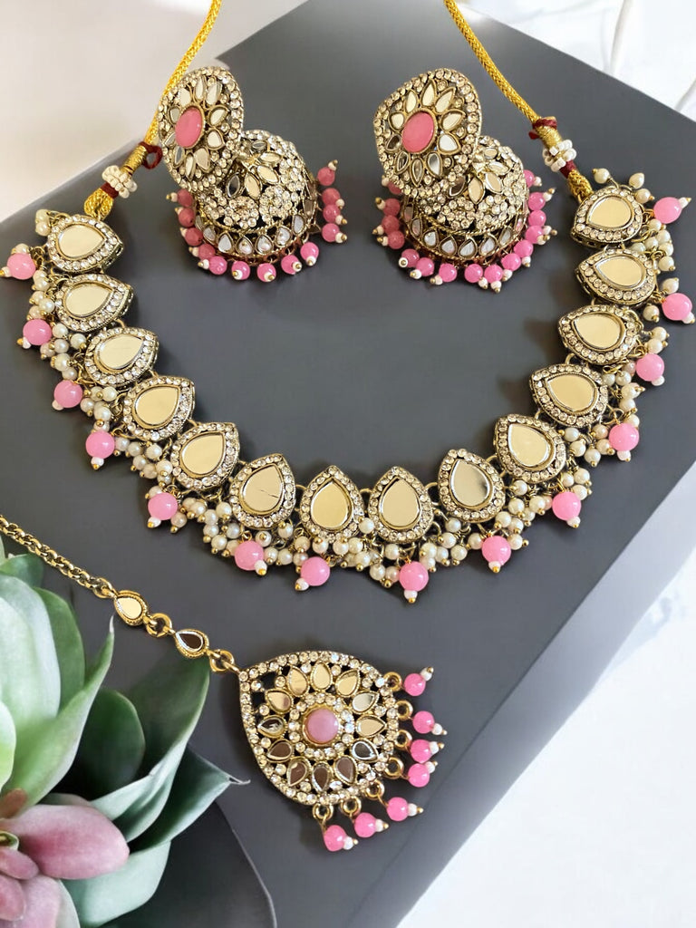 Pink Indian jewellery 