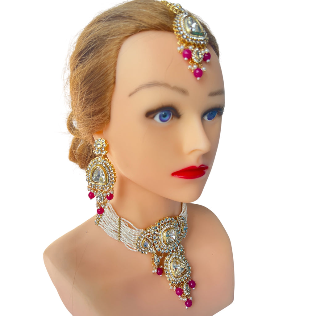 Asian bridal necklace set