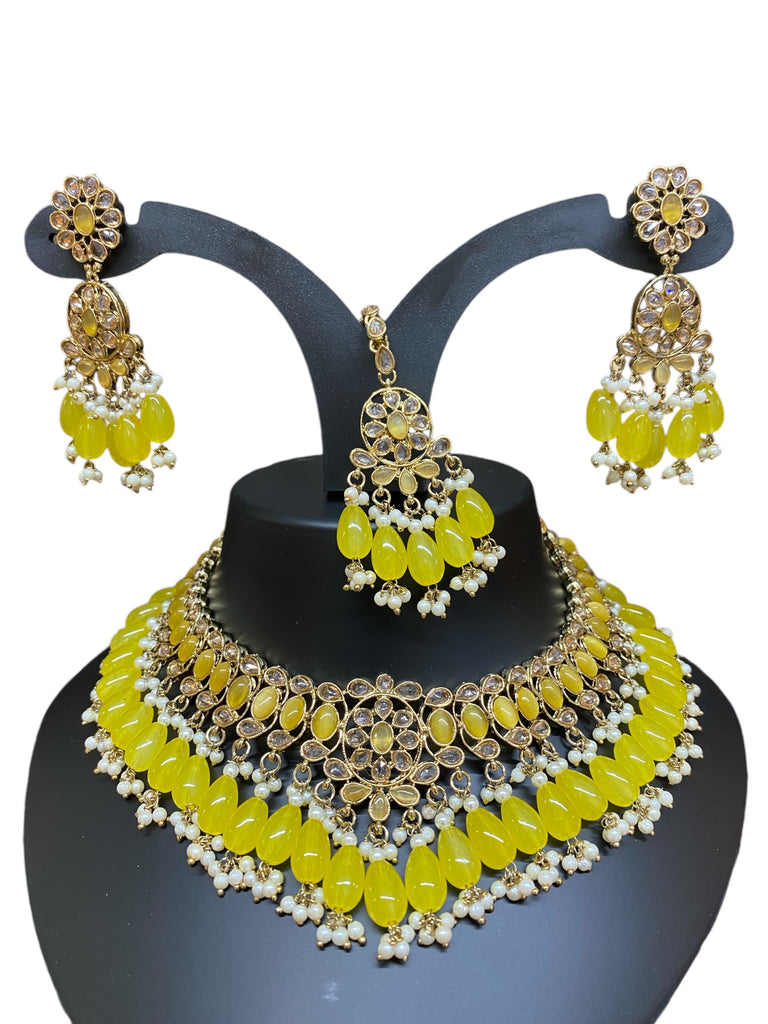 artificial kundan jewellery set