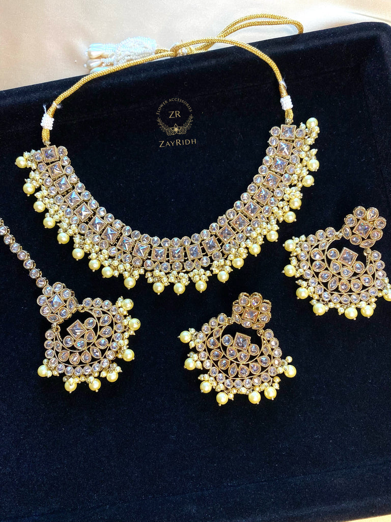 Asian gold necklace set