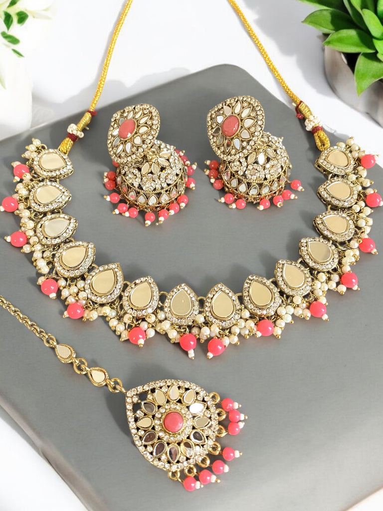 Kundan asian jewellery set 