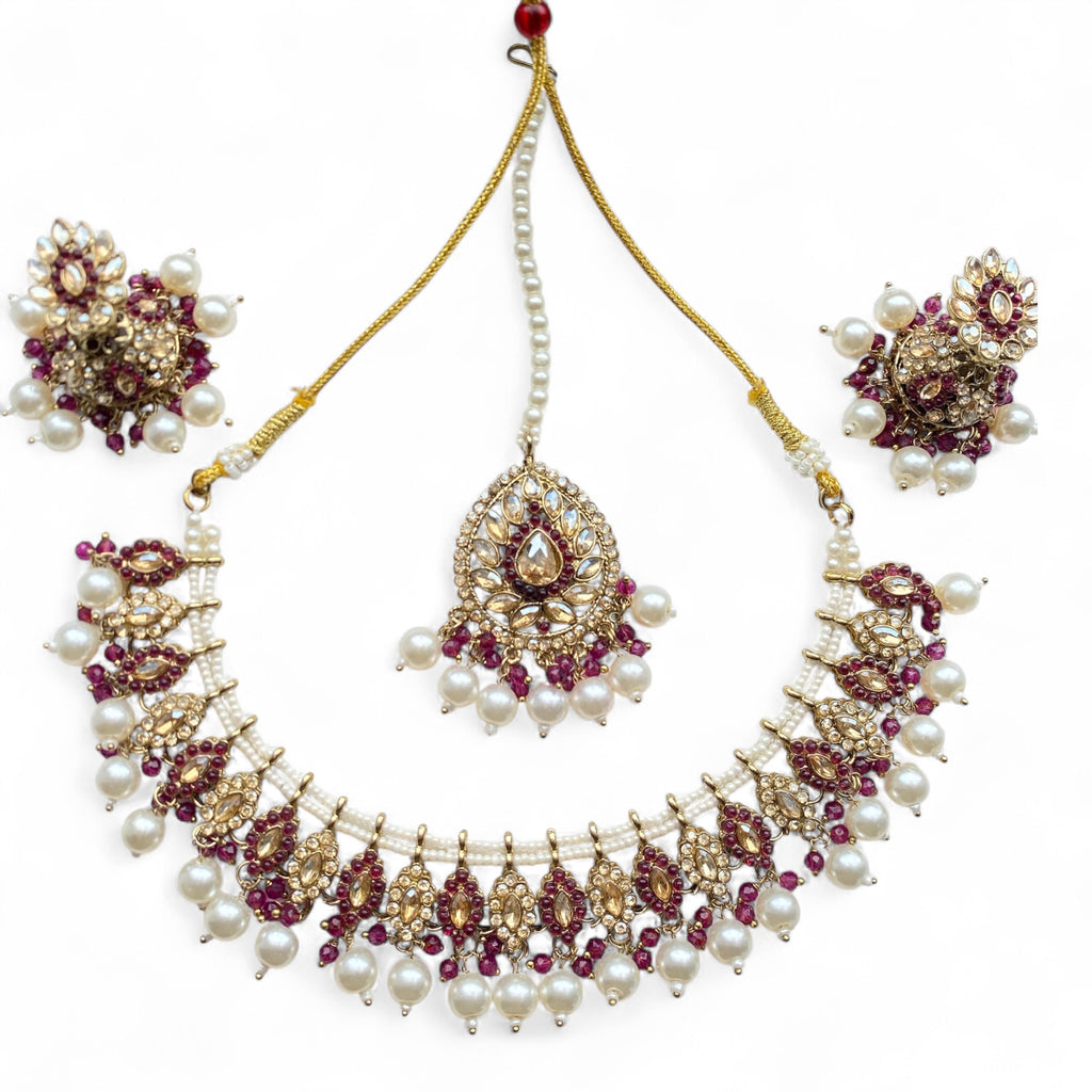 Purple Indian Wedding Jewellery 