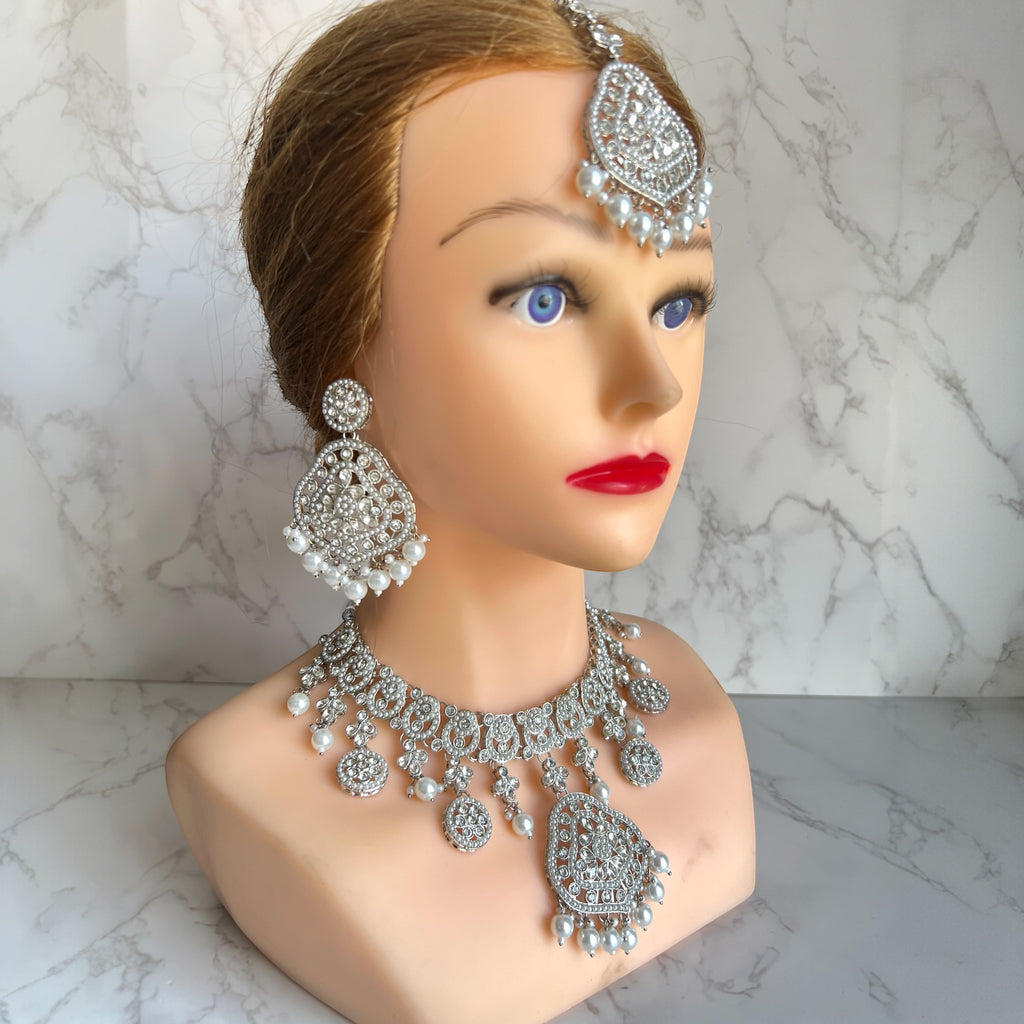 Desi silver wedding jewellery 