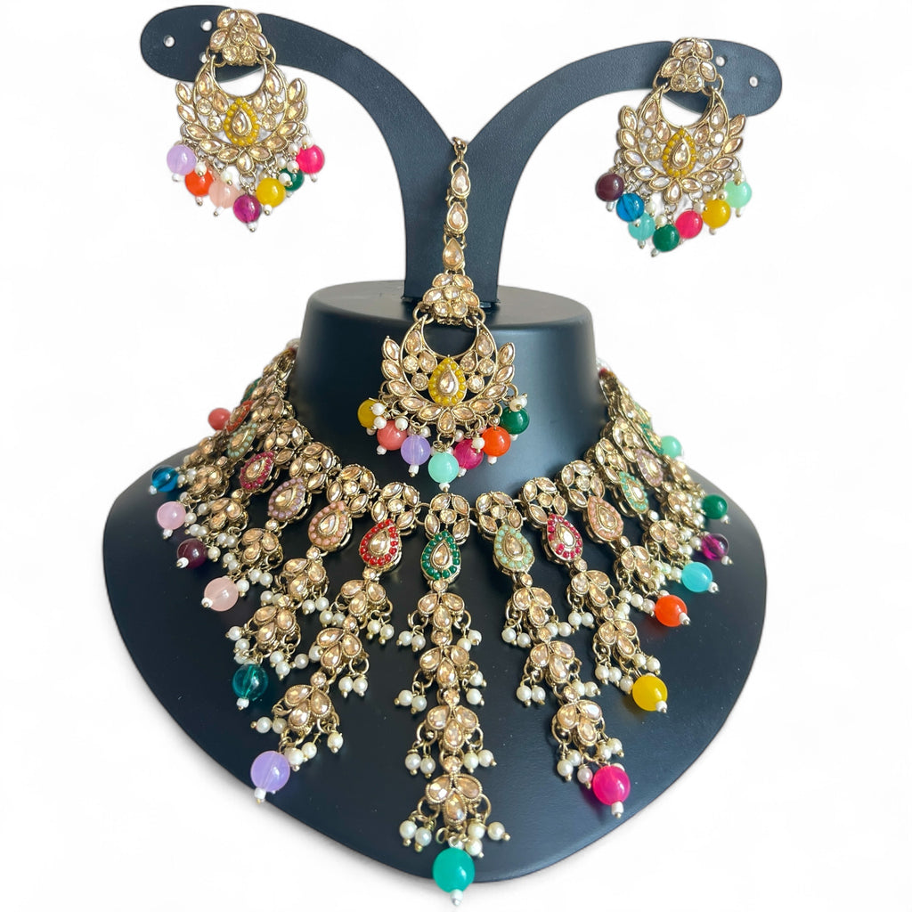 Desi multicolor Indian jewellery 