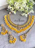 light orange necklace set