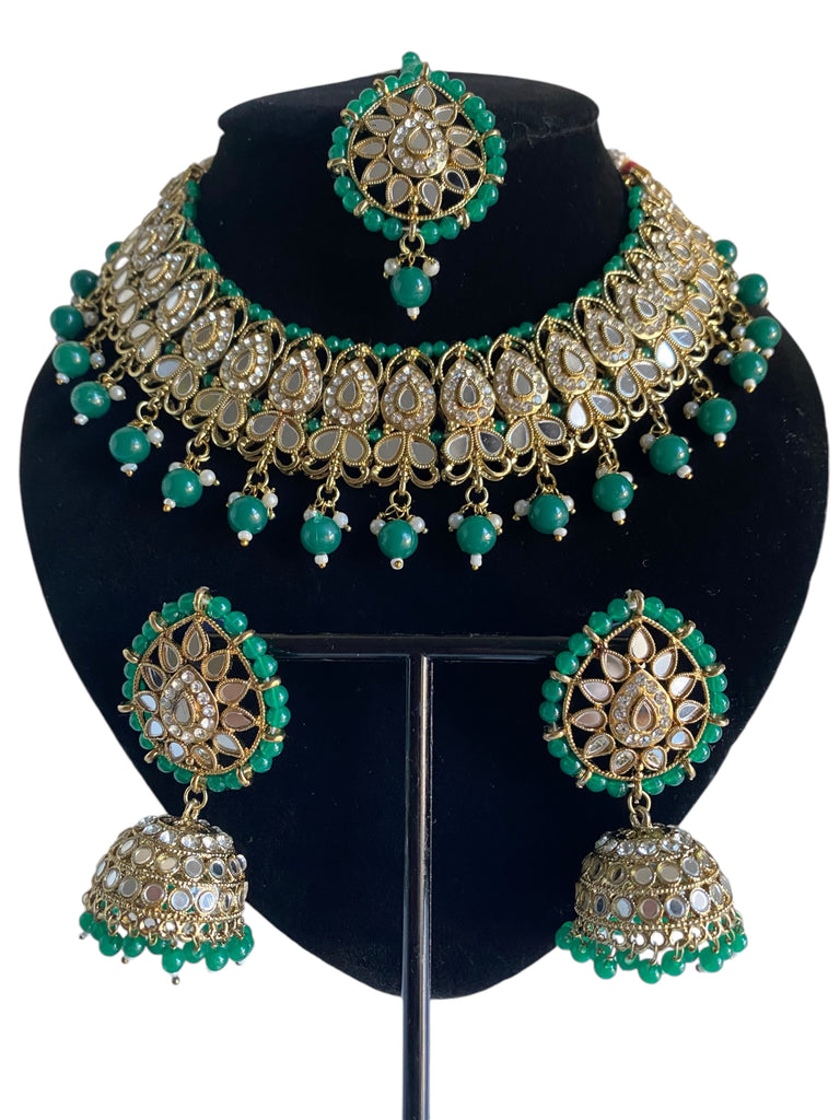 Green Asian jewellery 