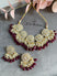 maroon necklace jewellery set