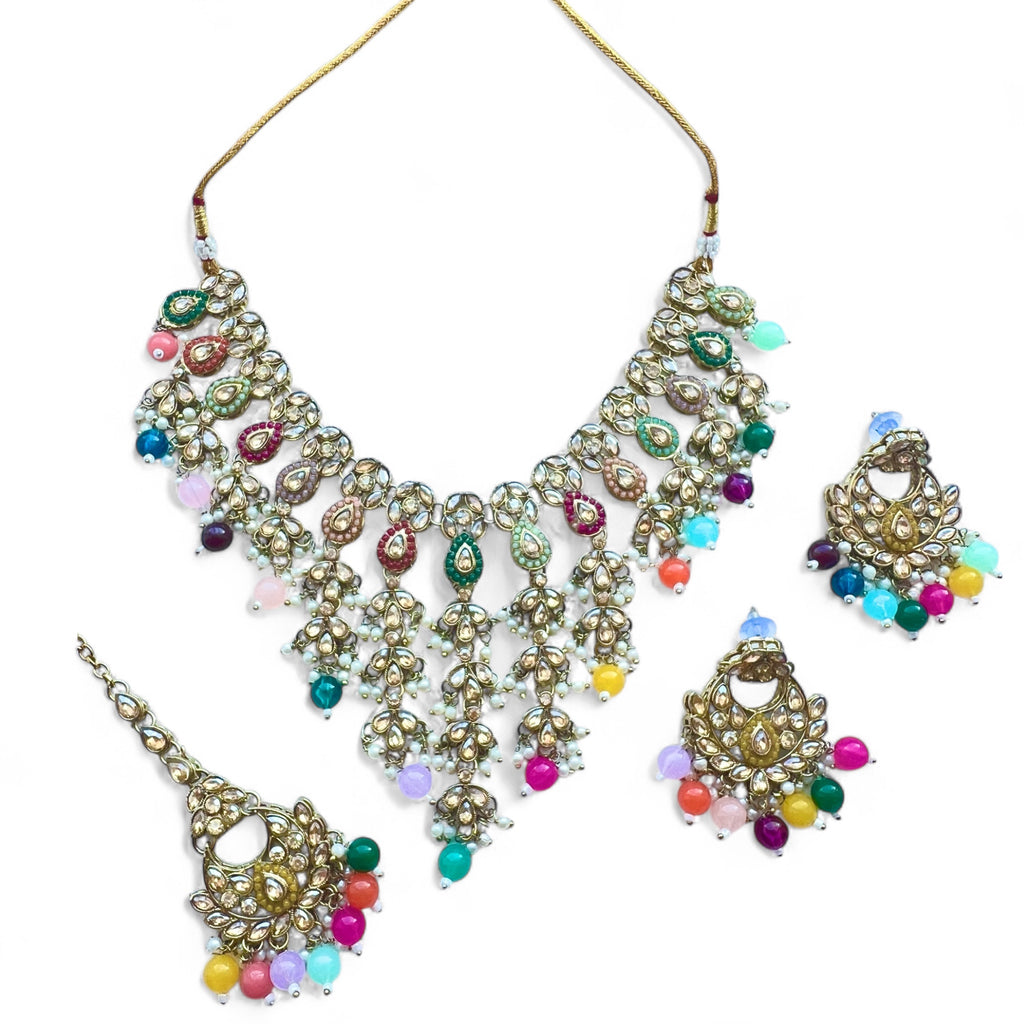 Multicolor Asian Indian jewellery 