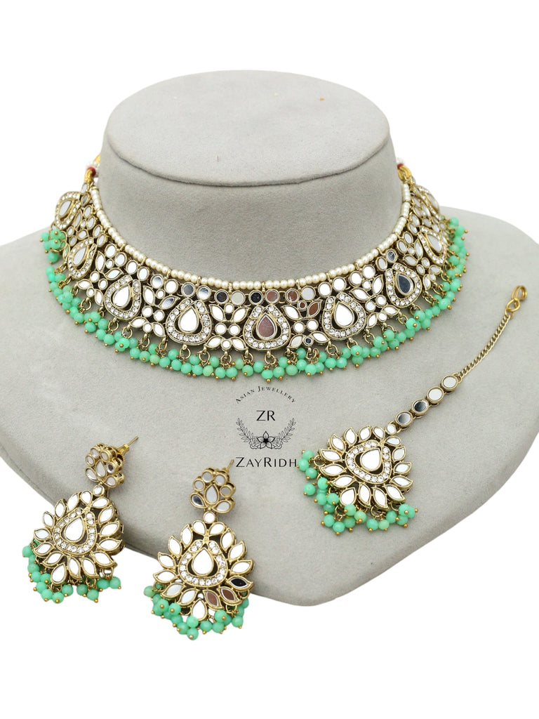 Green Indian Necklace 