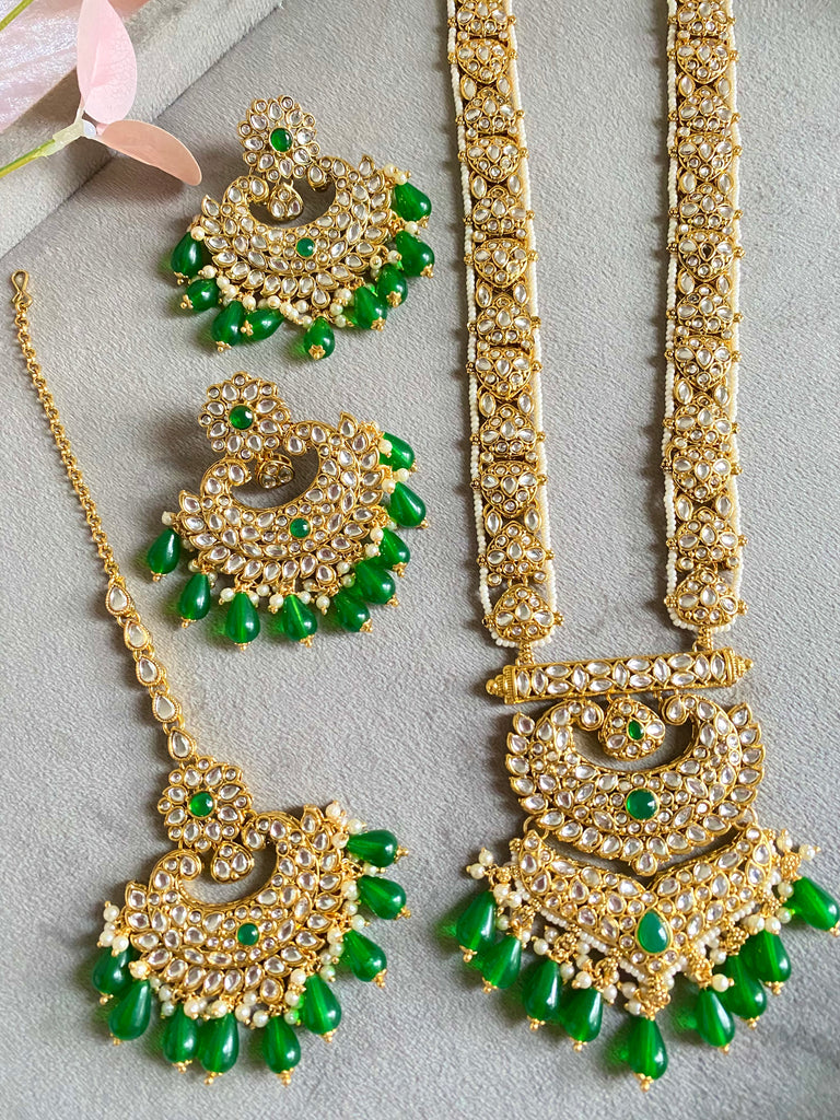 Asian Green Necklace set 
