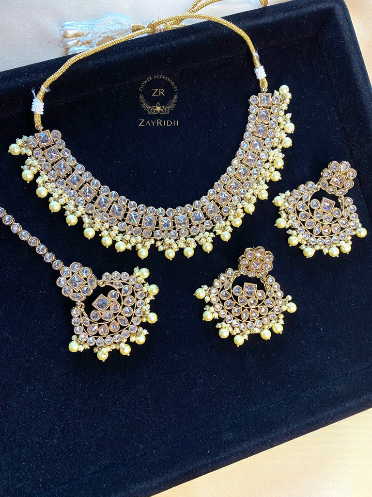 Indian gold necklace set