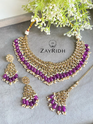 Indian gold plated jewellery set