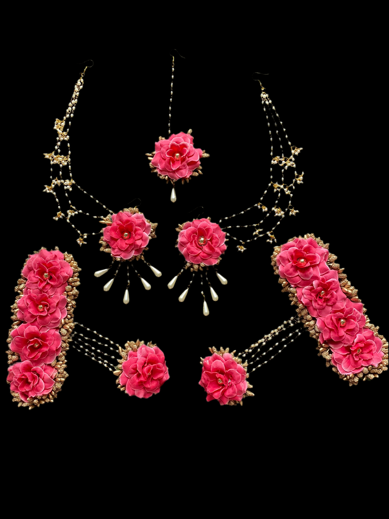 Artificial flower jewellery 