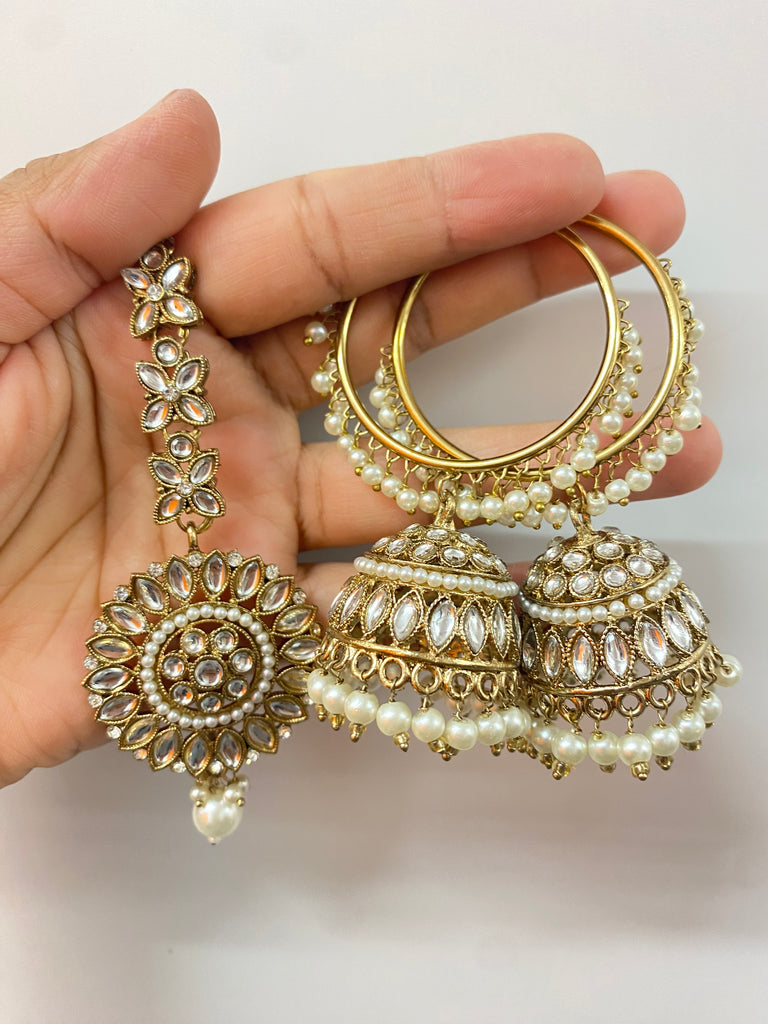 Asian Indian hoop earrings 