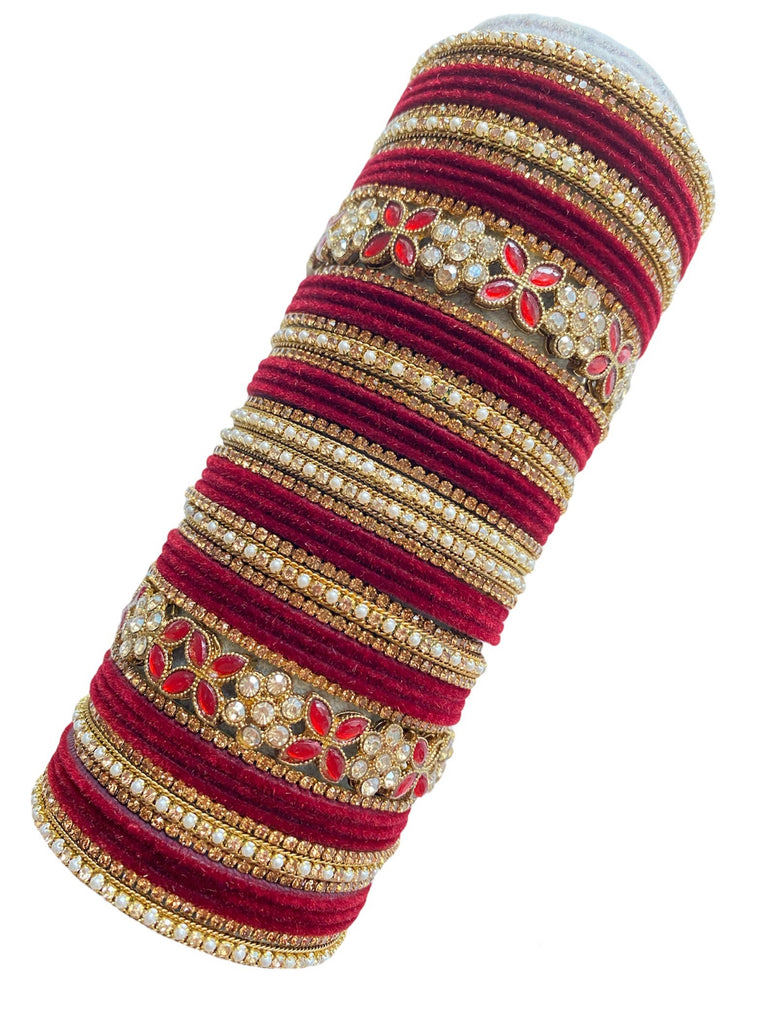 Red Indian Bangles Set