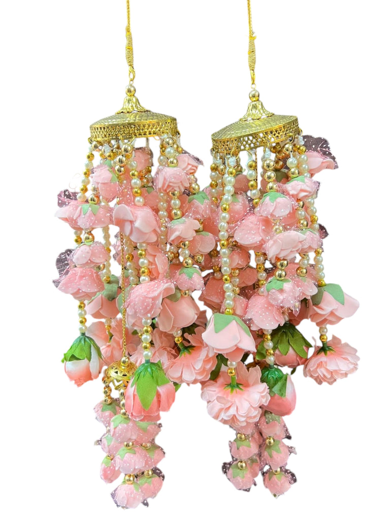 Pink Bridal floral kalira 