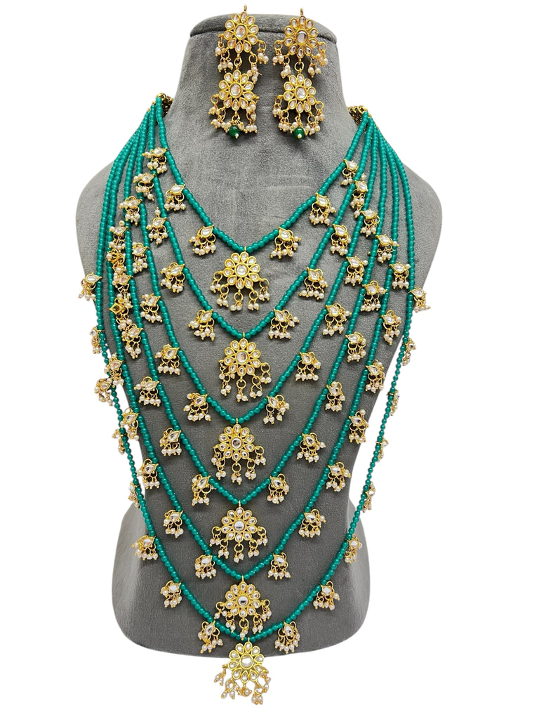 Green Kundan Jewlry 