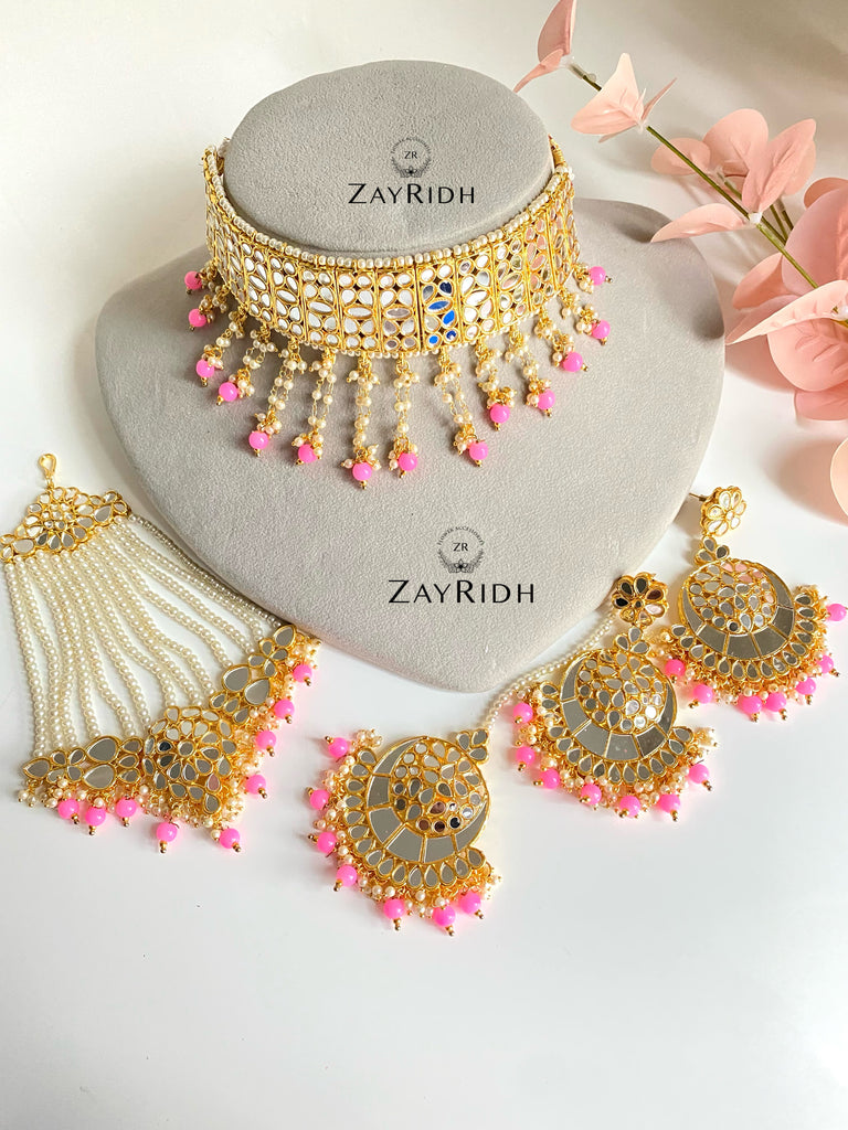 asian choker set indian wedding fashion