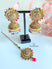 multi color jhumka with tikka