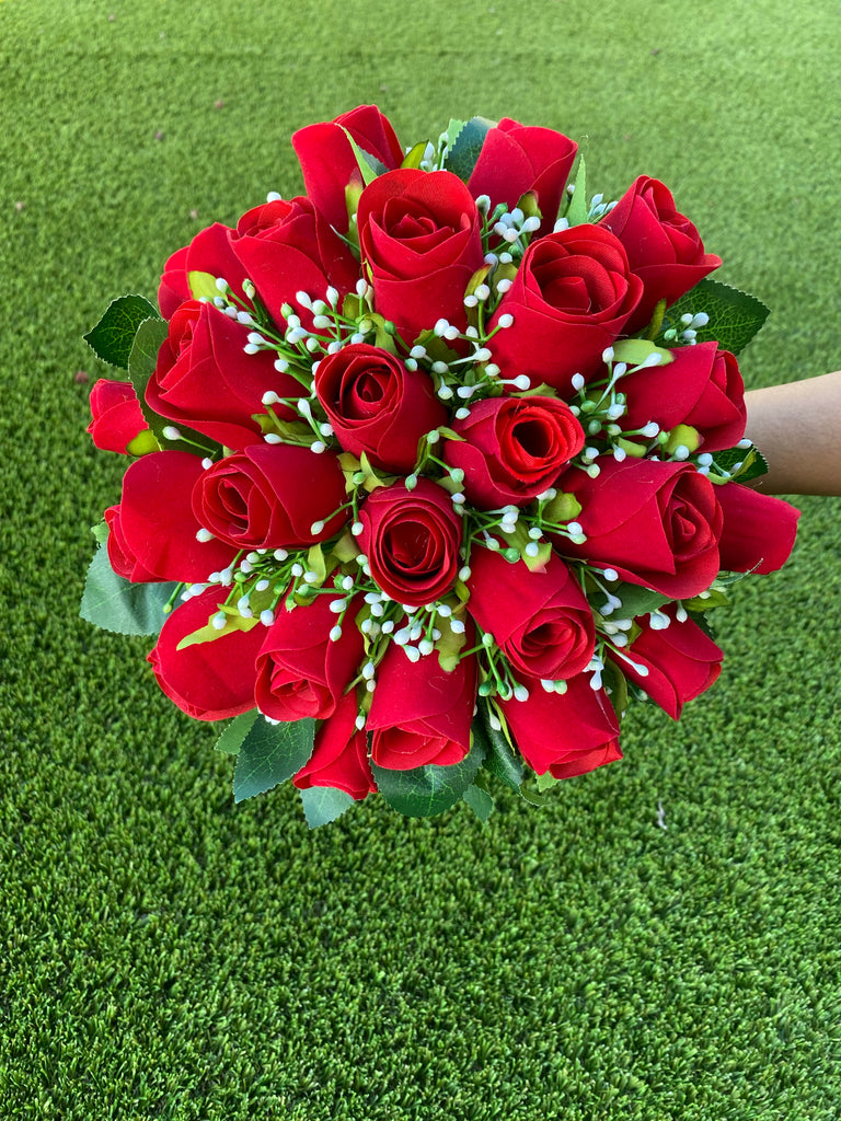 Burgundy Red Flower Bouquet