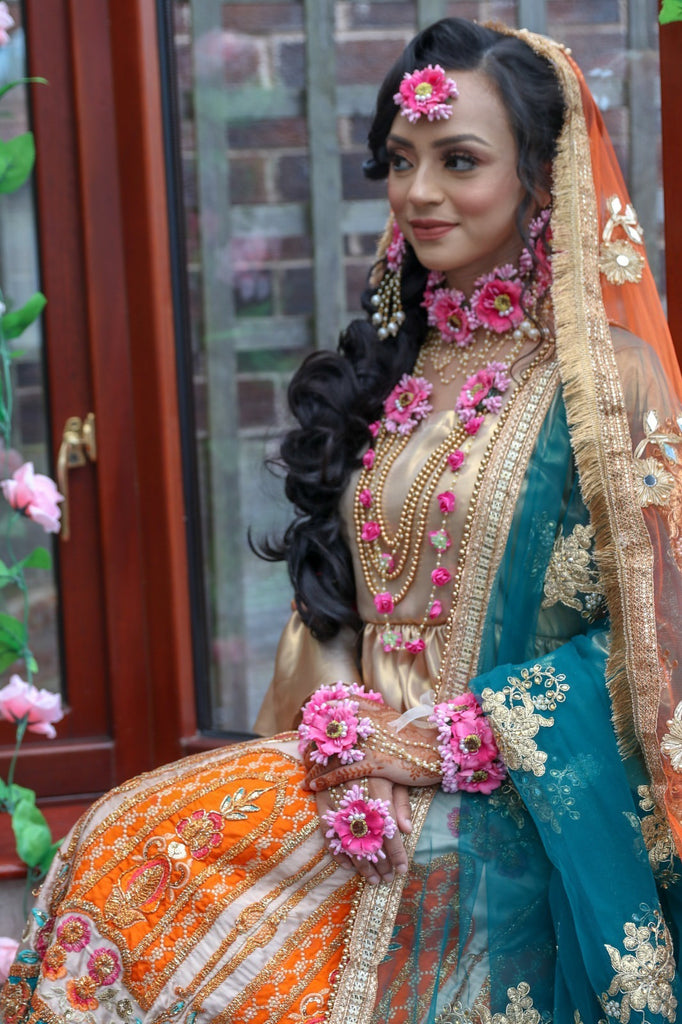 Asian Indian flower jewellery 