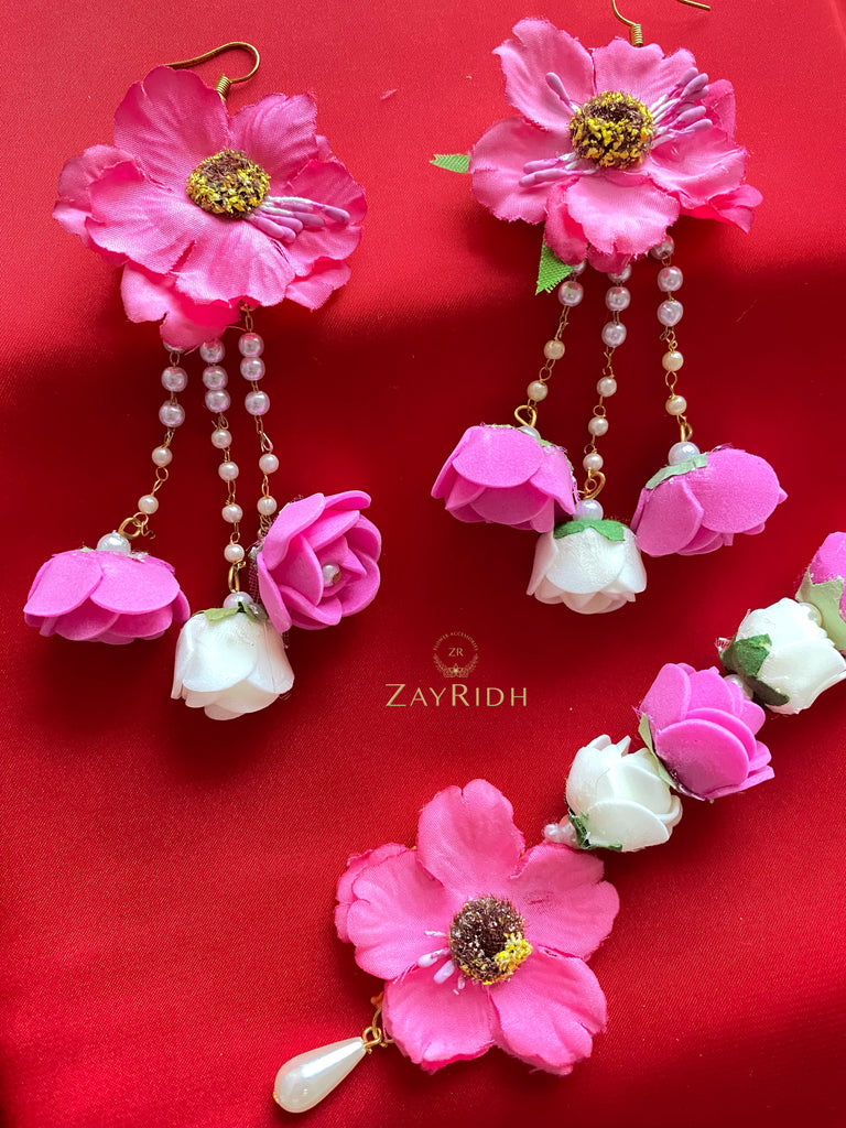  Pink Earring Set