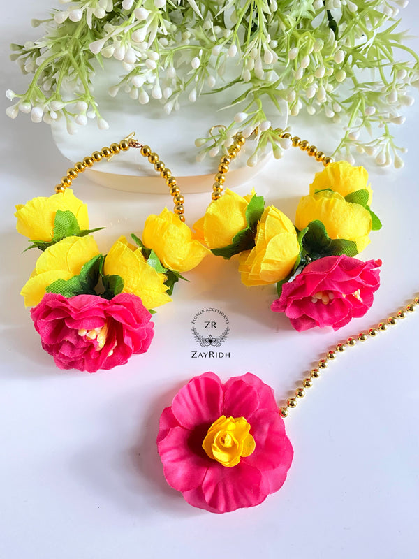 artificial floral jewellery