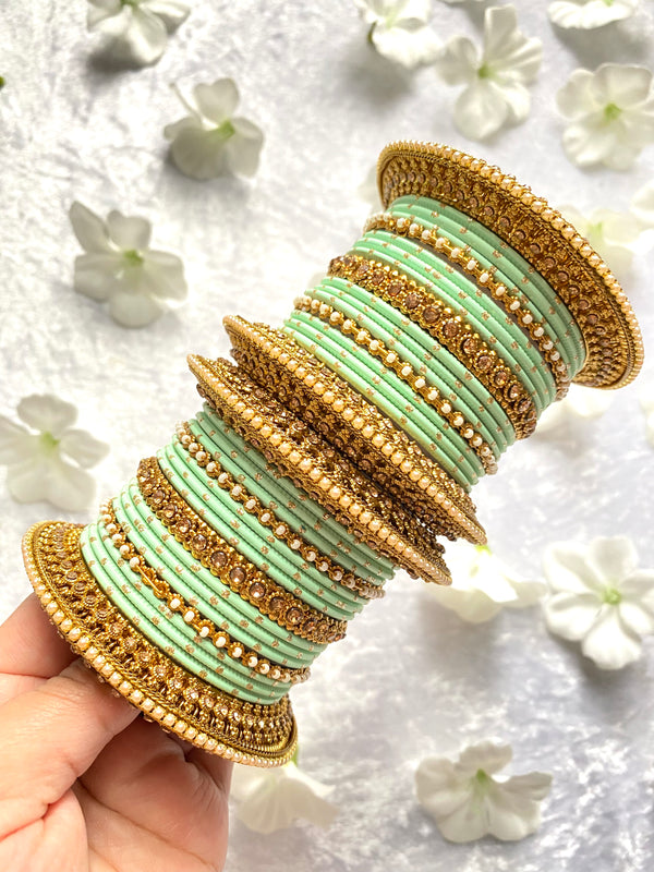Pastel Green Bangles