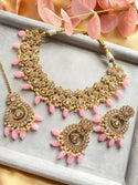 Tiyah Pink Necklace Set