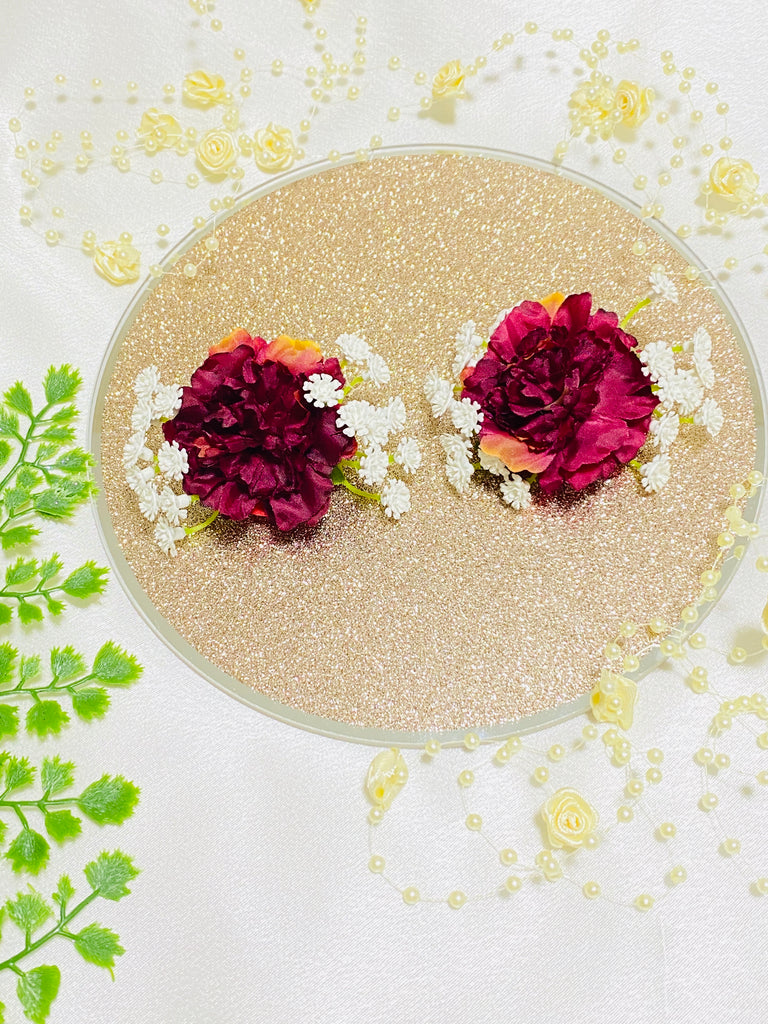 flower hair clip