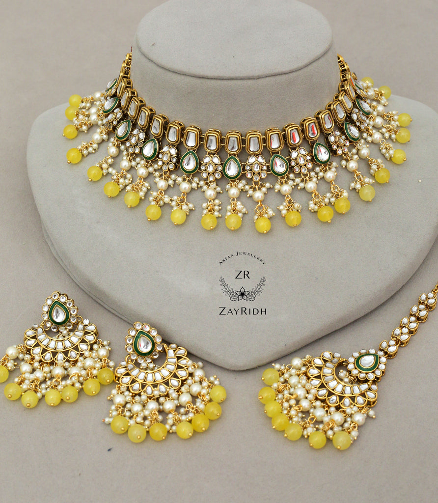 Asian artificial jewellery choker set