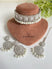 silver choker earring tikka set