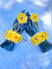 Zeenat Yellow Flower Bracelets