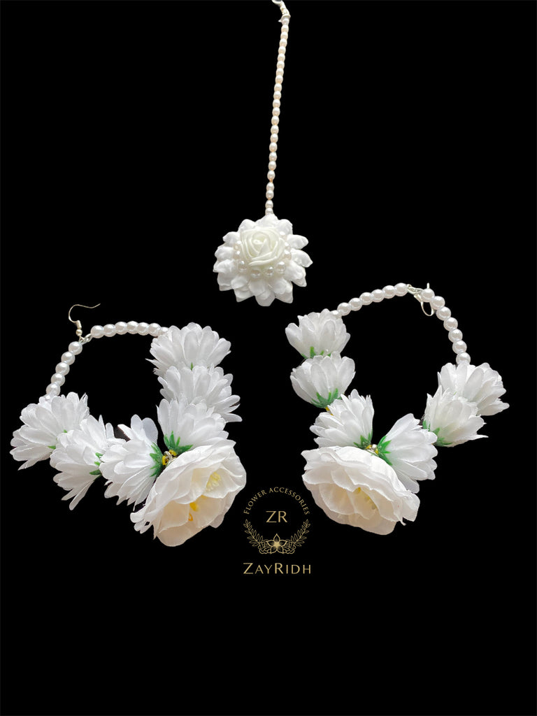 White Earring Set