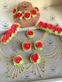 flower jewellery set