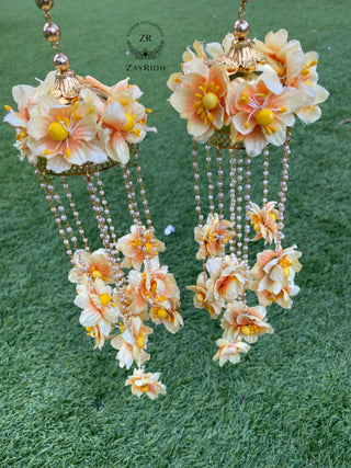 Aliya Yellow Flower Kaleere