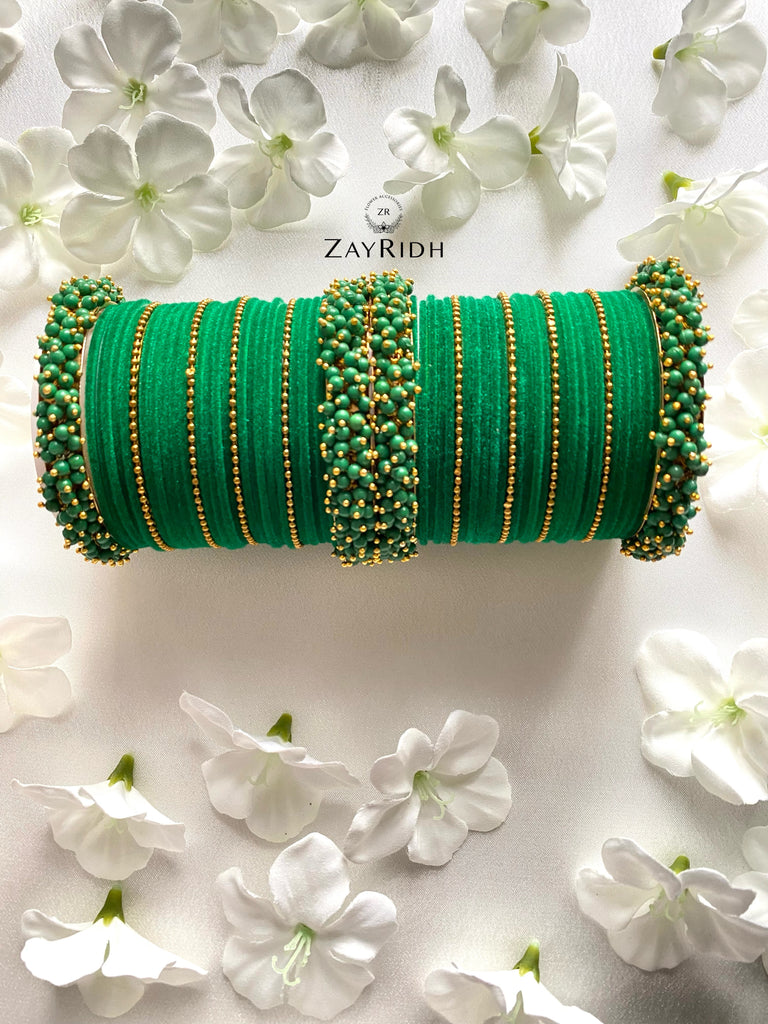 Pakistani green bangles online 