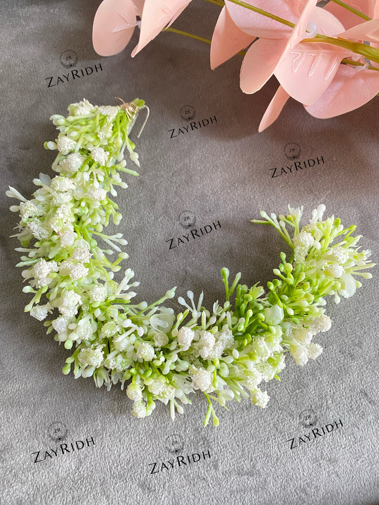 floral hair gajra