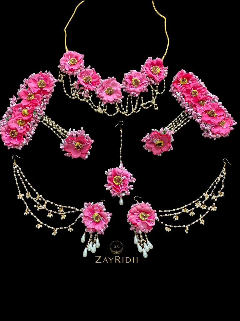 Raisa Pink Necklace Set