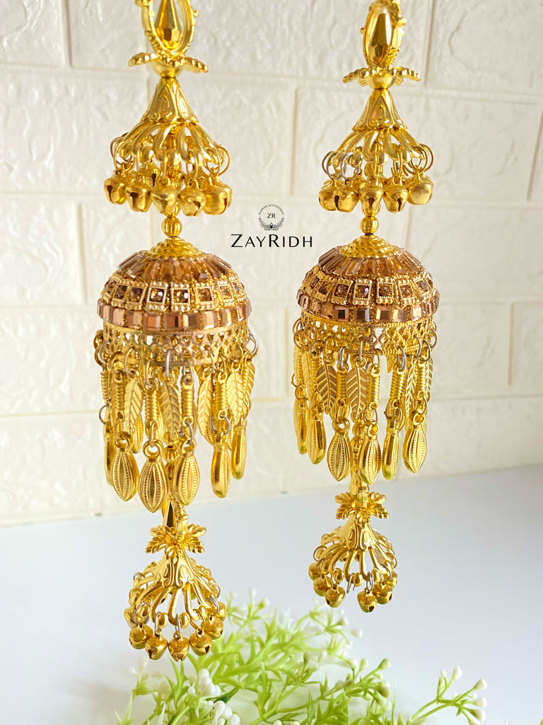 Asian Gold Cultured Pearl Earring - OKOKOSTUDIO.COM