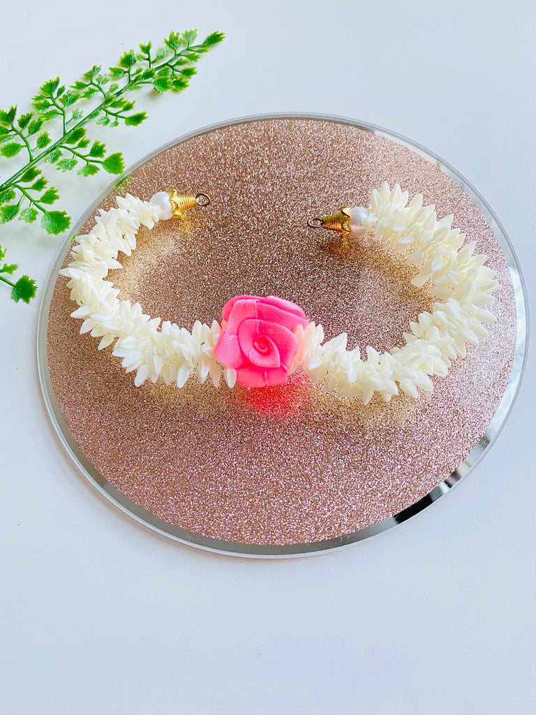 artificial flower hair gajra