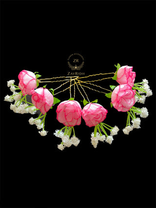 Buy light-pink X6 Flower Gypso Hair Pins
