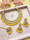 Ayna Yellow Necklace Set